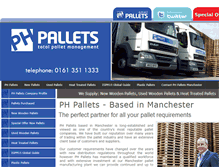 Tablet Screenshot of phpallets.co.uk